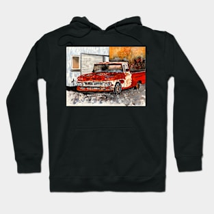 Chevy old antique truck painting Hoodie